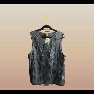 Anthropologie NWT embroidered top